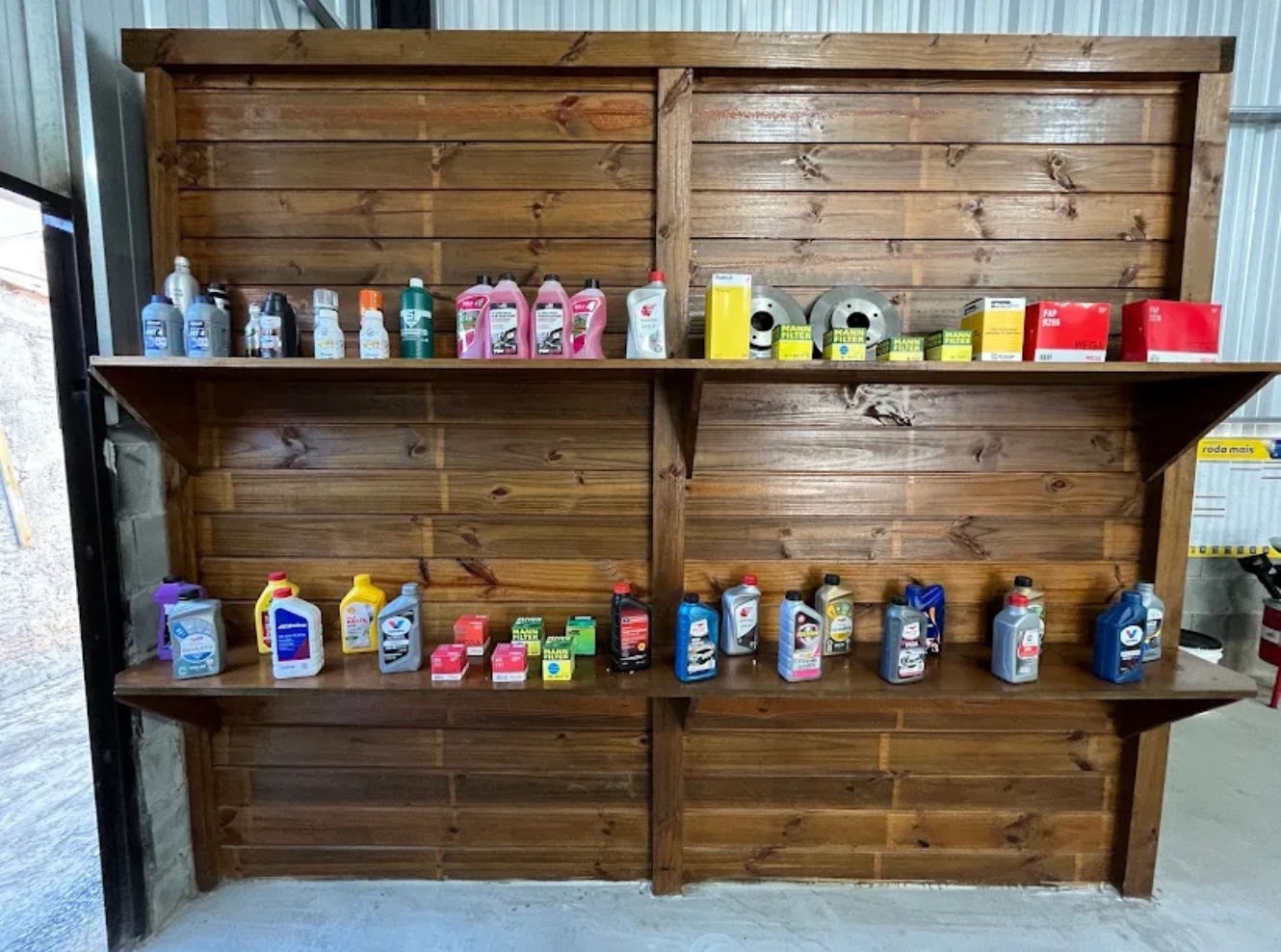 Produtos de qualidade utilizados - Óleos e lubrificantes premium